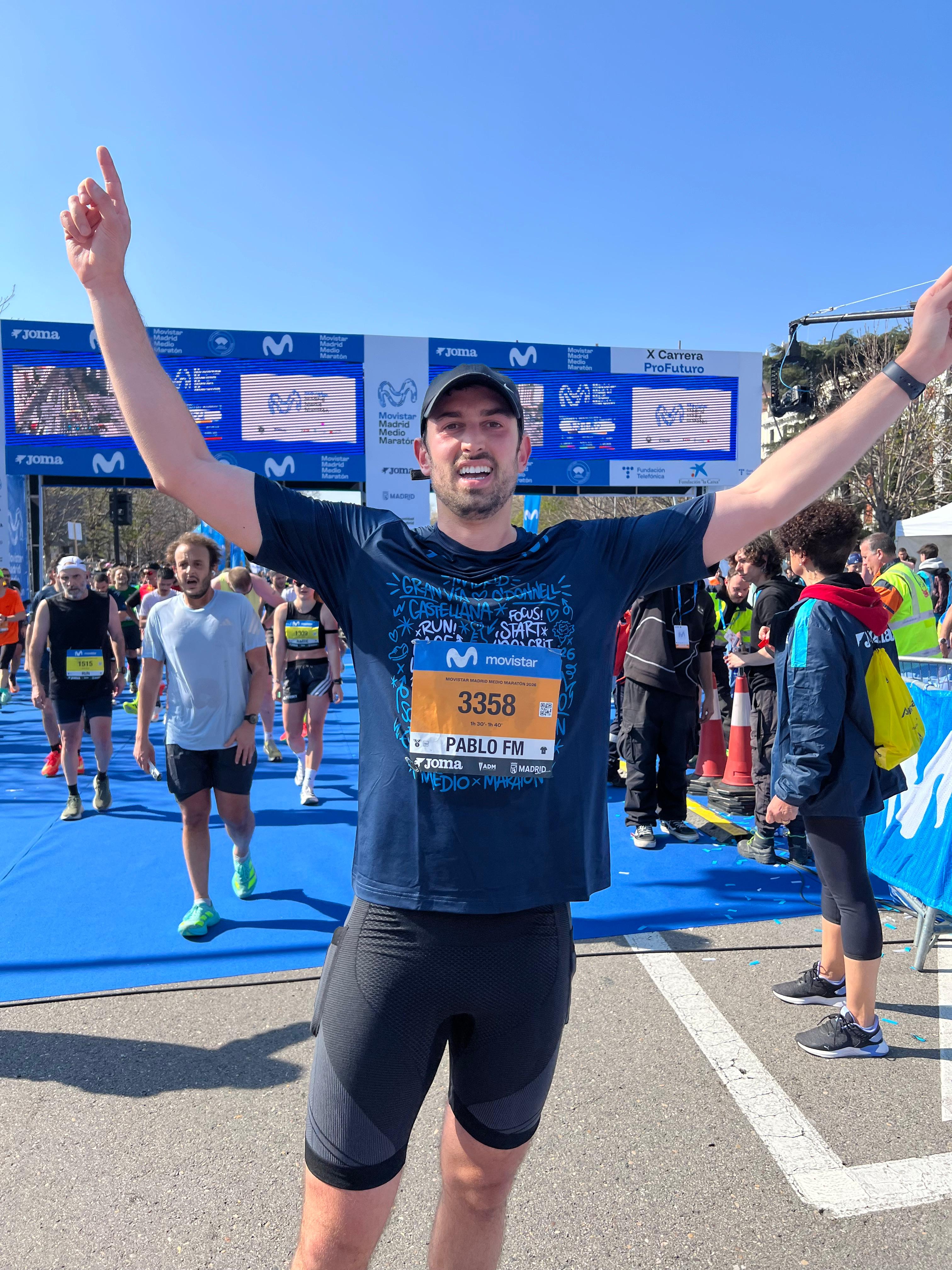Pablo F. en una foto de carrera